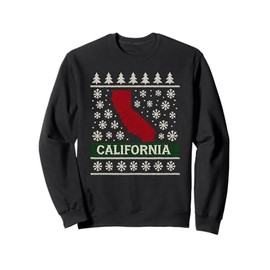 California Ugly Christmas Sweater Sweatshirt