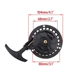 WOOSTAR Recoil Pull Starter Replacement for 2 Stroke 47cc 49cc Dirt Pit Bike Moped Pocket Bike Mini Chinese ATV 4 Wheeler Quad