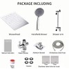 10'' Rain High Pressure Shower Head with 5 Settings Handheld
