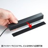 Sanwa Supply USB 2.0 Hub (10 Ports) USB-2H1001BKN Black
