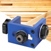 Wood Dowel Hole Drilling Guide Drill Bit Kit Punch Positioner