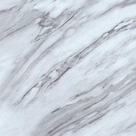 VaryStyle 6-Sheet Vinyl Flooring Grey/White Marble Peel and Stick Floor Tiles Waterproof Bathroom Flooring Tile 12"x12" Temporary Self Adhesive Sticky Floor Tile Stick on Flooring for Kitchen Bedroom