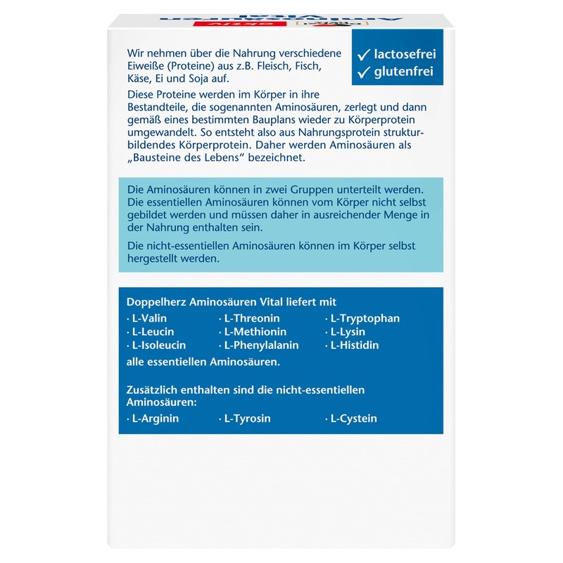 Doppelherz Vital Amino Acids - 12 Protein Building Blocks, Including