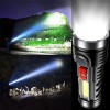 GEARGADGET LED Super Bright Flashlight Rechargeable Torch Tactical Lamp USB