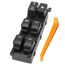 GoAceFit Window Switch for Kia Rio 2012-2015, Front Left Driver Side Master Power Window Control Switches Replacement OE 935701W155 93570-1W155 1S16397