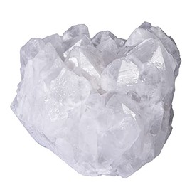 KYEYGWO KYEYGWO Natrlichen Bergkristall Druse Rohstein, Unregelm??ige Kristall Cluster Specimen Naturstck Dekorative Steine Drusensegment Reiki Heilung Edelstein Fengshui Ornamente, 156-210 g