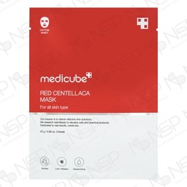 Medicube 1 Medicube Red Centella Mask Shipping Today / 오늘출발 메디큐브 레드 센텔라카 마스크 1매