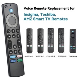 Voice Remote Control Replacement for Fires Smart TV(Toshiba, Insignia, Pioneer, AMZ Onmi), Compatible with A/M/Z Fires Smart TV Stick(Lite,4K,2nd Gen,3rd Gen)/ TV Cube/Smart TV 3rd Gen Controller s9