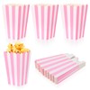 TIESOME 24 Pcs Pink Popcorn Boxes, Small Snacks Buckets Carnival