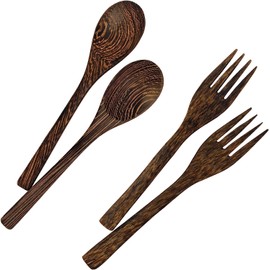 Love Coco - Single Ebony Fork. Complete The Natural Eating Experience of Your Food with This Handmade Piece of Cutlery (Fork)
