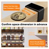 Clothink Over the Door Pantry Organizer,6 Tier Wall Mounted Hanging