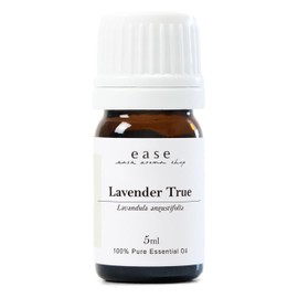 ease Aroma Oil, Organic Essential Oil, Genuine Lavender, 0.2 fl oz (5 ml), AEAJ Certified Essential Oil