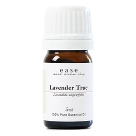ease Aroma Oil, Organic Essential Oil, Genuine Lavender, 0.2 fl oz (5 ml), AEAJ Certified Essential Oil