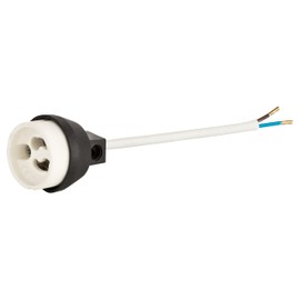 ISOLATECH ISOLATECH GU10 Brandschutz Keramik Fassungen VDE RoHS 230-250 Volt 2A max.100W 0,75mm 2 Kabel LED Halogen (hier: 10 Stck)