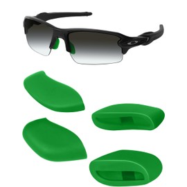 Mryok Replacement Nose Piece Nose Pads for Oakley Half Jacket/Flak 2.0/Half Jacket 2.0/Flack Jacket Sunglass - Dark Green