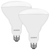 LUXRITE BR40 LED Light Bulbs, 85W Equivalent, 6500K Daylight, Dimmable,