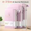 Umriox Notebook A5 Lined, 365 Pages Diary for Adults, Hardcover