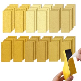 Viaky Sanding Paper 61Pcs, 30 x 93mm Sandpaper Mixed 80 120 180 240 400 600 Assort Grit, Hook and Loop Assortment Sand Paper with Detail Sanding Tools for Car, Wood, Walls, Detail Corner Polishing