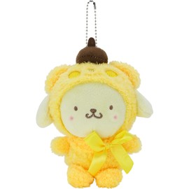 Oneser 4.7In Cute Plush Keychain Anime Cartoon Figure Pendant,Japan Anime Cartoon Cute Plush Keychain (Yellow)