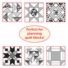 Sew Easy ER399 | Quilters Graph Paper Pad 8in/4in Squares