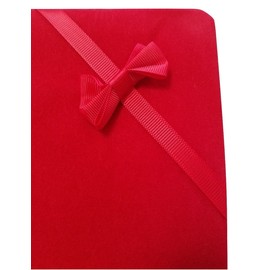 JM Future Velvet Set Gift Box for Jewelry, Necklace/Earring/Bracelet, X-Large, Red