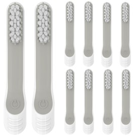 YMPBO Toothbrush Replacement Heads for Quip Electric ToothbrushAdult, 10 Pack Replacement Heads, Soft Bristles, White