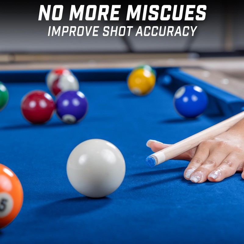 GoSports Premium Pool Cue Chalk Cube 12 Pack - Blue