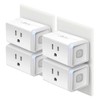 Kasa Smart Plug HS103P4, Smart Home Wi-Fi Outlet Works with