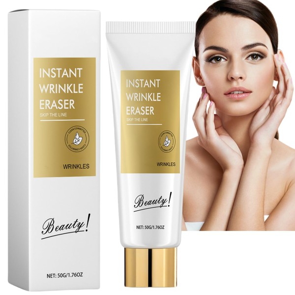 Instant Wrinkle Eraser,Skips the Line Instant Wrinkle Eraser Face Cream,Instant