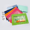 3 Ring Binder Pencil Pouchs，Zippered Binder Pouch with Rivet Enforced
