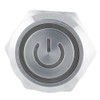 2Pcs DC3-6V 22mm 6-Pin Push Button Switch Stainless Steel Reset