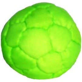 Tossaball Phat Tyre Pro 70 Juggle Ball, 32 Panel Design, Recycled Rubber Filled, Machine Washable, Hand Sewn - Fluorescent Green
