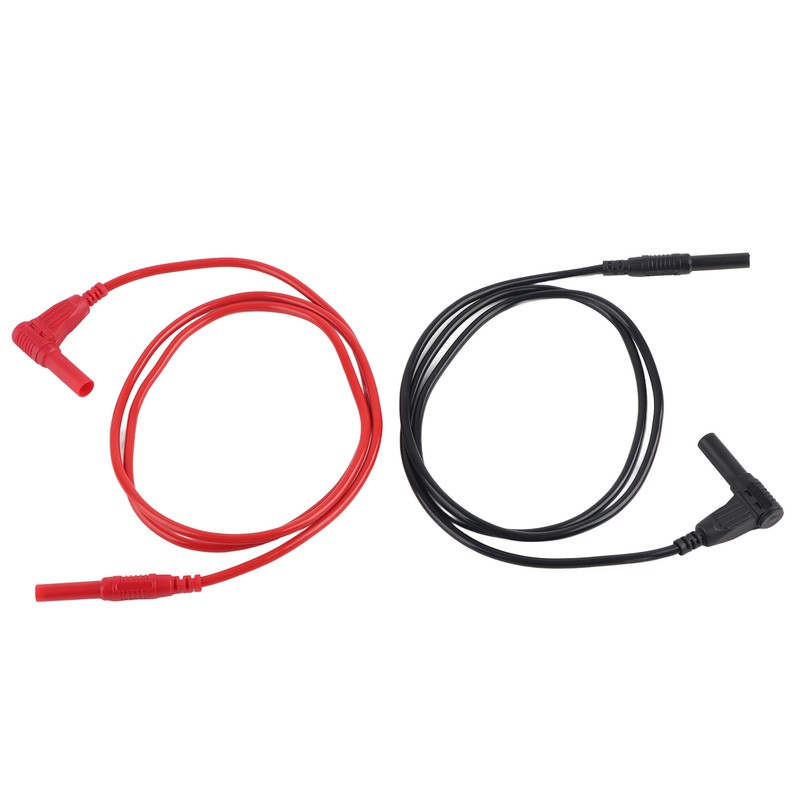 5 Set Banana Plug Test Lead 4mm Right Angle Straight