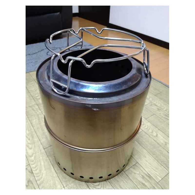 CAMPINGMOON Camping Campfire Trivet Cooking Stand Open Fire Tripod MS-69