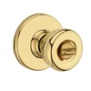 Kwikset 93001-922 Tylo Privacy Bed/Bath Knob In Polished Brass