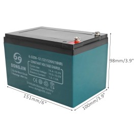 Unbranded 6-DZF-20 6-DZM-12 12V 12Ah Sealed Lead Acid Battery for E Bike Mobility Scooter