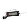 Zerodeko 2Pcs LED License Plate Light Replacement Ultra Bright Car