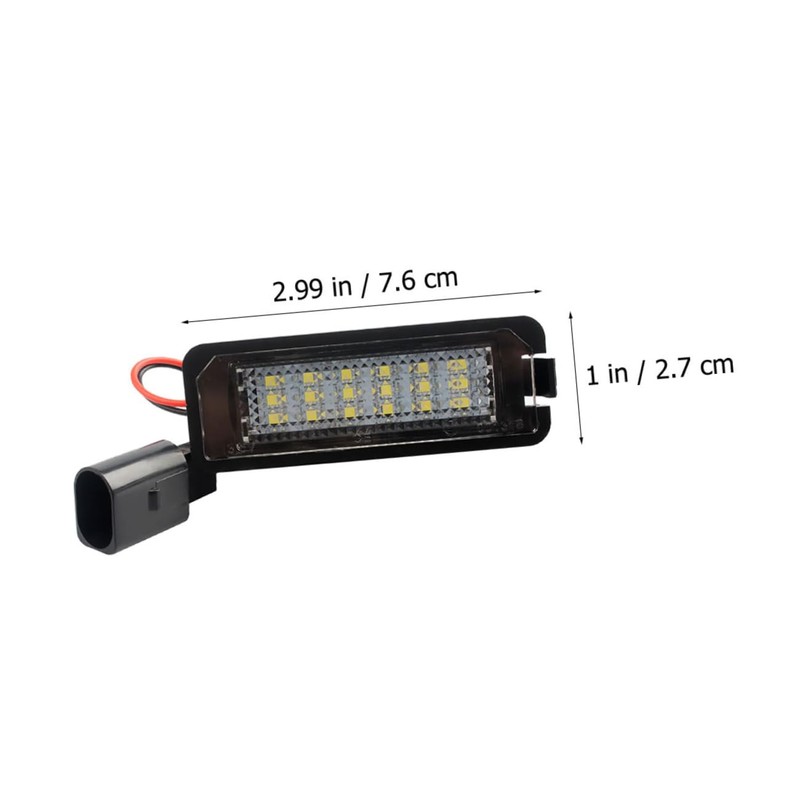 Zerodeko 2Pcs LED License Plate Light Replacement Ultra Bright Car