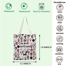 BG3 Inspired Gift In My Astarion Era Tote Bag Astarion Lover Gift Video Game Lover Shoulder Bag BG3 Fan Gifts (Asta rion full T CA)