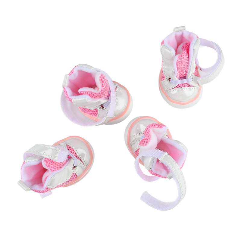Dog Shoes Spring Summer Stylish Cute Breathable Mesh Slip Resistant
