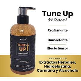 Finding 'U Kit 3 Gel corporal reafirmante Tune Up/Efecto tensor/ 250grs c/u 750grs totales/Con liposomas, hidroeslastina, carnitina y alcachofa