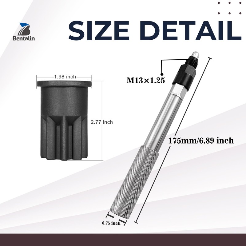 Bentolin Engine Barring Socket Wrench for Caterpillar 3200/3406 Series &