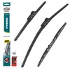 HEYNER® Windscreen Wiper Set with Rear Wiper Suitable for Ford