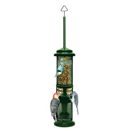 Squirrel Buster Nut Feeder Squirrel-Proof Bird Feeder for Nuts and Fruit, Two Meshes