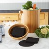 Bamboo Compost Pail Charcoal Filters, 2