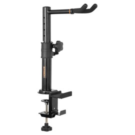 STRICH Guitar Desk Stand with Desk Clamp, Heavy Duty Metal Guitar Desk Mount Adjustable Height for Acoustic, Electric Guitar, Bass, TGS-1