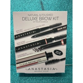 Anastasia Beverly Hills 3 Pieces Natural & Polished Deluxe Brow Kit Soft Brown