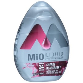 MiO Liquid Water Enhancer - Cherry Blackberry, makes 24 servings + Vitamins, 1.62 oz each, (Pack of 5)