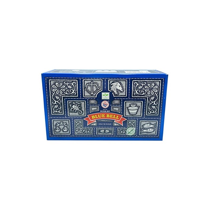 12 Packs of Superhit Blue Bell Incense Sticks by Satya