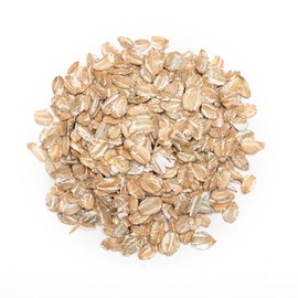 Rolled Rye Flakes, Non-GMO, Breakfast Cereal, Whole Grain, Crunchy Texture, High in Fiber and Protein, Bulk, 50 lb